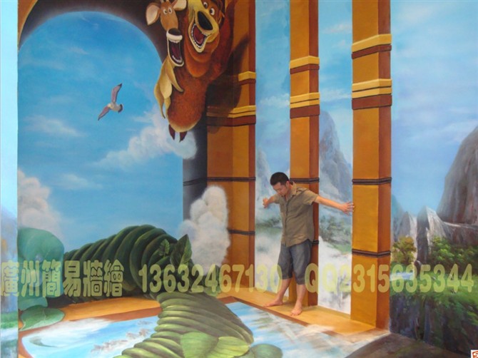广州墙绘工程彩绘