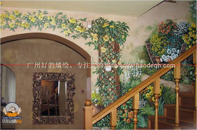广州楼梯背景壁画32